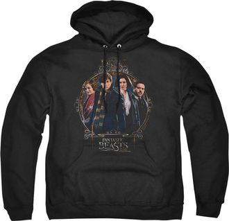 Gildan Fantastic Beasts Group Portrait Adult Pull Over Hoodie / Hooded Sweatshirt