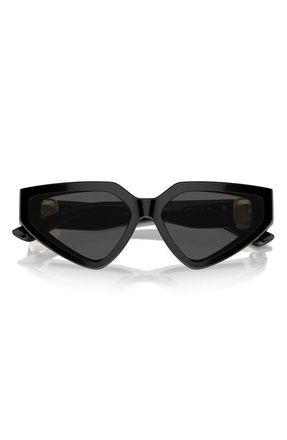 Dolce & Gabbana 59mm Butterfly Sunglasses in Black at Nordstrom