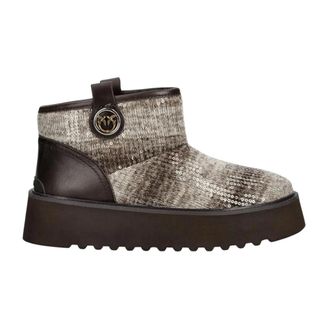 Pinko Stivaletti da neve Martina 08 - - Shoes - Donna - Marrone - 38 EU