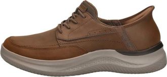 Skechers Hasting - Rory - Heren - Sneakers - Bruin - 44 EU - Leer - Schoenen