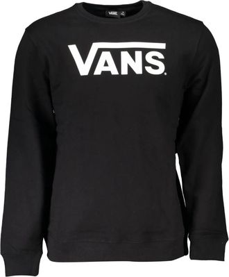 Vans Zwarte Sweatshirt Lange Mouw Print Logo - Heren - Sweatshirts - Zwart - M - Hoodies & sweatvesten
