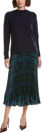 Sail to Sable Sail To Sable Wool-Blend Sweater Popover Midi Dress