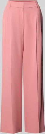 Christian Berg Straight Fit Stoffhose mit B&uuml;gelfalten in Lachs, Gr&ouml;&szlig;e 34