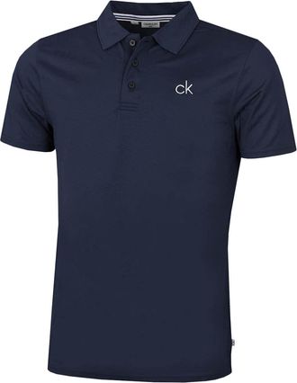 Calvin Klein Mens Central Eco Polo Shirt - Navy - XXXL
