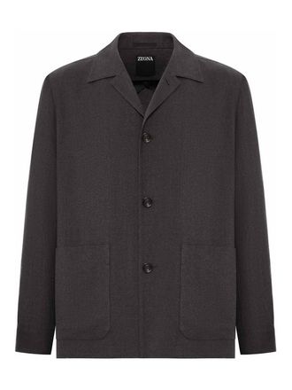 Ermenegildo Zegna Wool And Linen Mix Jacket