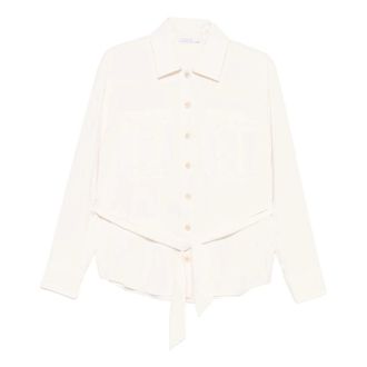 Patrizia Pepe Dames, Blouses & Shirts, Wit, Maat: XS