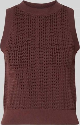 HUGO BOSS Slim Fit Top aus Viskose-Mix Modell FASSIA in Schoko, Gr&ouml;&szlig;e XXL