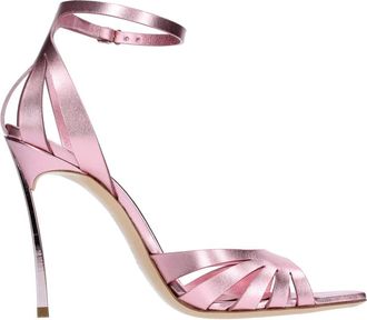 Casadei Superblade High Heel Sandalen - Dames - Sandalen met hakken - Roze - 39 EU - Leer - Schoenen