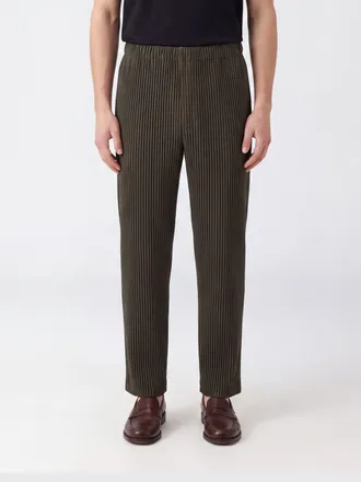 Homme Pliss&eacute; Issey Miyake Pantaloni slim fit plissettati Homme Pliss&eacute; Issey Miyake con vita elasticizzata