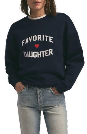 Favorite Daughter The Favorite Daughter Sweatshirt in Navy at Nordstrom, Size X-Large