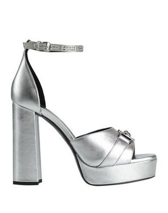 シューズ・サンダルその他 VERSACE Woman Heeled sandals Black 1017934D2VE 1B00P Black Medusa '95 Patent Heeled Sandals by Versace on Sale