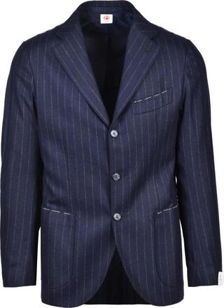 LUIGI BORRELLI NAPOLI jasje - Heren - Blazers - Blauw - XL - Wol - Jassen