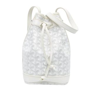 Goyard Pre-owned Petit Flot Bucket Bag - Dames - Pre-owned - Wit - Maat: ONE Size Leer