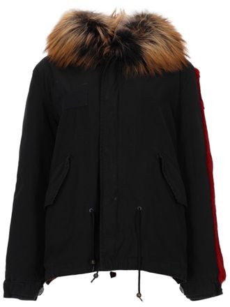 Mr & Mrs Italy Parka with Voluminous Fur-Trimmed Hood and Distinctive Details