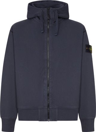 Stone Island COTTON ZIP-UP HOODIE - Stone Island - Man