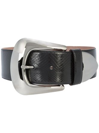 Nina Ricci metal tip belt - women - Leather - 70 - Black