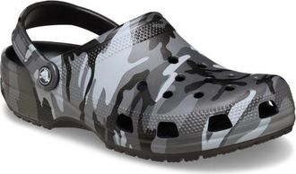 Crocs Classic Camouflage Clog Sandalen - Unisex | grau
