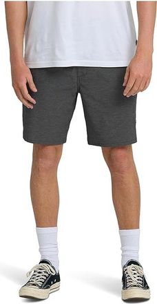 Billabong Crossfire Elastic Wave Washed Mens Shorts Black : SM 18, Cotton/Nylon/Polyester