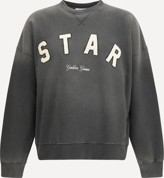 Golden Goose Felpa Star con ricamo Man S