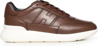 Hogan Sneakers - Heren - Sneakers - Bruin - 45 EU - Leer - Schoenen