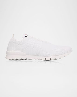 Kiton Men & apos;s Fits Stretch Knit Runner Sneakers