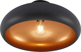 Lindby L&aacute;mpara De Techo gerwina En Negro Metal - Lindby