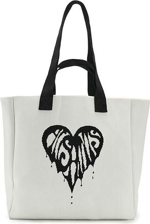 AllSaints Izzy Heart E/W Tote Tote Handbags White, Polyester