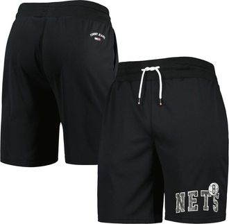 Tommy Jeans Mens Tommy Jeans Black Brooklyn Nets Mike Mesh Basketball Shorts at Nordstrom, Size X-Large