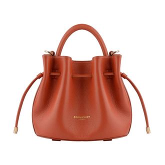 Pourchet Florin - Dames - Schoudertassen - Oranje - ONE Size - Leer - Tassen
