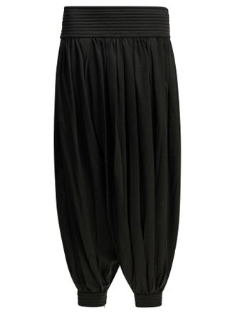 Alaia casual broek van wolmix