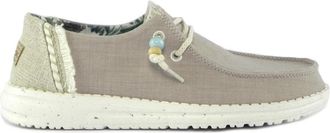 Hey Dude Wendy Natural - Dames - Veterschoenen - Roze - 41 EU - Katoen - Schoenen