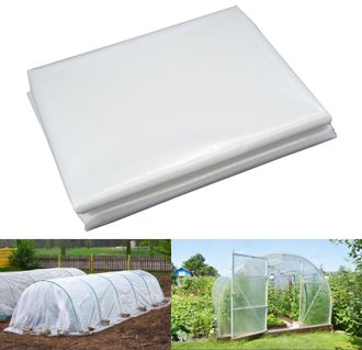 OEM Lona De Pl&aacute;stico Transparente Para Invernadero De 3 M X 6 M, Cubierta De T&uacute;nel, Pel&iacute;cula De Polietileno Transparente Extragruesa Para Cultivo De Horta