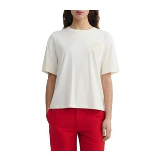 Thinking Mu Lucia Tee - Dames - Tops - Wit - Maat: S Katoen