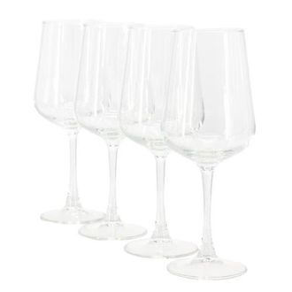 Gibson Home Belinni 4 Piece 15.4 Ounce Classic Wine Glass Set in Clear at Nordstrom