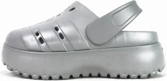 adidas (WMNS) adidas Adilette Clog Platform Silver Metallic JQ9879