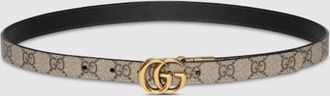 Gucci GG Marmont Reversible Thin Belt, Size 100