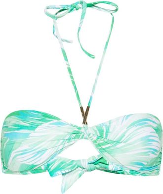 Melissa Odabash rainforest-printed bikini top - women - Polyamide/Elastane - 4 - Green
