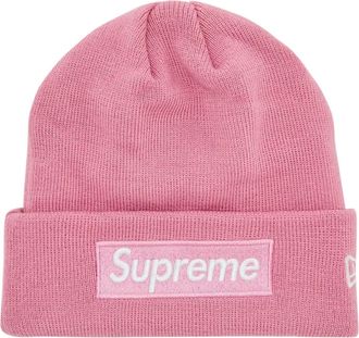 SUPREME x New Era Box Logo Beanie Dusty Pink FW24BN13-DUSTY-PINK
