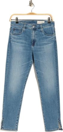 AG - Adriano Goldschmied Stevie High Waist Split Hem Ankle Jeans in Rhodes at Nordstrom Rack, Size 32