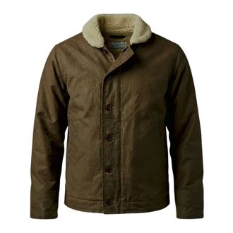 CHESAPEAKE'S Wilson Deck Jacket Waxed Cotton HS - Jackets - Hombre - Marr&oacute;n - XL