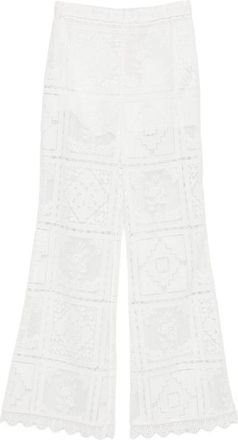 Zimmermann Aster Embroidered Palazzo Pants