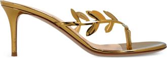 Gianvito Rossi Mules con tacco - Oro