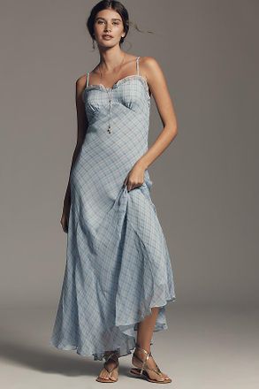 ASTR the Label Maeryn Sleeveless Sweetheart Maxi Dress