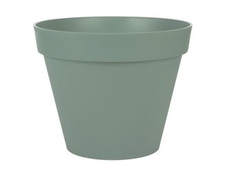 Eda Maceta redonda pl&aacute;stico &oslash; 40 x 31 cm verde laurel 23 l