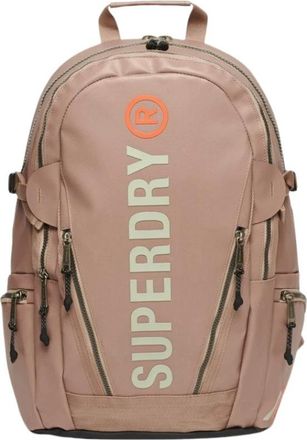 Superdry Tarp Rugzak - Dames - Rugzakken - Beige - ONE Size - Leer - Tassen