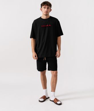 HUGO BOSS Mens Ray T-Shirt in Black Cotton - Size X-Large