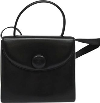 Givenchy Pre-owned Handbags, female, Black, Size: ONE SIZE Pre-owned Leather Handbag