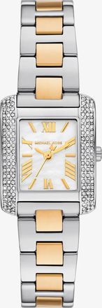 Michael Kors Petite Emery Pav&eacute; Two-Tone Watch