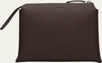 The Row Nu Mini Twin Crossbody Bag in Grain Leather