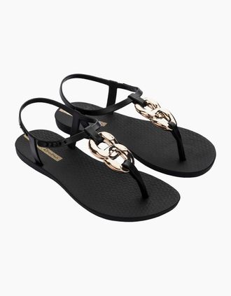 Ipanema Womens Ipanema Womens Class Connect II Sandal Fem Flip Flops - Black - Size: 5